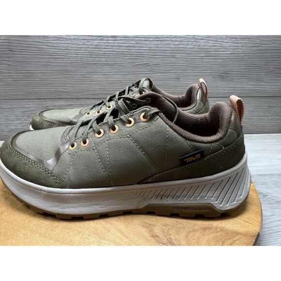 TEVA ELLWOOD HIKING SHOE BURNT OLIVE Women 7.5 - Picture 2 of 8